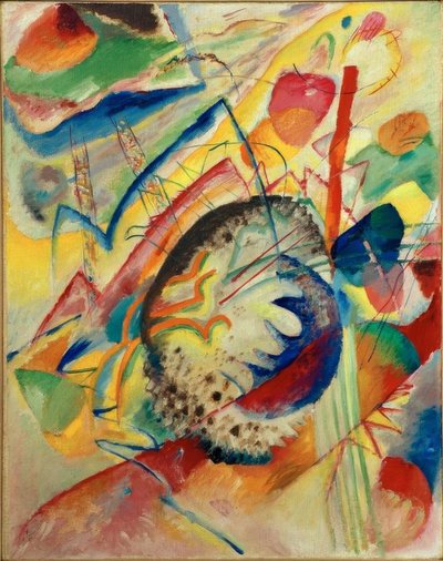 Onbenoemde improvisatie II door Wassily Kandinsky